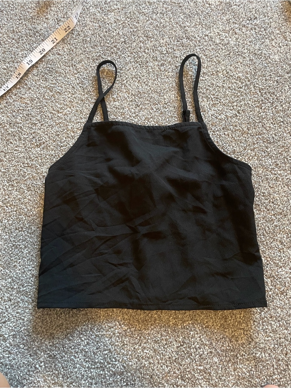 H&M Black Spaghetti-Strap Cami